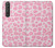 S2213 Pink Leopard Pattern Case Cover Custodia per Sony Xperia 1 III S2213 Pink Leopard Pattern Case Cover Custodia per Sony Xperia 1 III