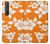 S2245 Hawaiian Hibiscus Orange Pattern Case Cover Custodia per Sony Xperia 1 III S2245 Hawaiian Hibiscus Orange Pattern Case Cover Custodia per Sony Xperia 1 III