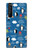 S2572 Marine Penguin Pattern Case Cover Custodia per Sony Xperia 1 III