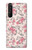 S3095 Vintage Rose Pattern Case Cover Custodia per Sony Xperia 1 III