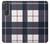 S3452 Plaid Fabric Pattern Case Cover Custodia per Sony Xperia 1 III