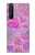 S3710 Pink Love Heart Case Cover Custodia per Sony Xperia 1 III