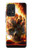S0863 Hell Fire Skull Case Cover Custodia per Samsung Galaxy A52, Galaxy A52 5G