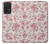 S3095 Vintage Rose Pattern Case Cover Custodia per Samsung Galaxy A52, Galaxy A52 5G