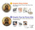 S0344 Buddha Rock Carving Case Cover Custodia per Samsung Galaxy A72, Galaxy A72 5G