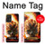 S0863 Hell Fire Skull Case Cover Custodia per Samsung Galaxy A72, Galaxy A72 5G