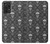 S2371 Skull Vintage Monochrome Pattern Case Cover Custodia per Samsung Galaxy A72, Galaxy A72 5G