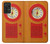 S2780 Vintage Orange Bakelite Radio Case Cover Custodia per Samsung Galaxy A72, Galaxy A72 5G