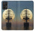 S2897 Pirate Ship Moon Night Case Cover Custodia per Samsung Galaxy A72, Galaxy A72 5G