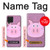 S3269 Pig Cartoon Case Cover Custodia per Samsung Galaxy F62