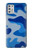 S2958 Army Blue Camo Camouflage Case Cover Custodia per Motorola Moto G Stylus (2021)