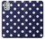 S3533 Blue Polka Dot Case Cover Custodia per Motorola Moto G Stylus (2021)