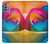 S1671 Rainbow Colorful Rose Case Cover Custodia per Motorola Moto G30, G20, G10
