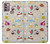 S2321 Food and Drink Seamless Case Cover Custodia per Motorola Moto G30, G20, G10