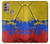 S3306 Colombia Flag Vintage Football Graphic Case Cover Custodia per Motorola Moto G30, G20, G10