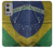 S3297 Brazil Flag Vintage Football Graphic Case Cover Custodia per OnePlus 9 Pro