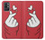 S3701 Mini Heart Love Sign Case Cover Custodia per OnePlus 9R