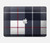 S3452 Plaid Fabric Pattern Case Cover Custodia per MacBook 12″ - A1534