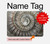 S1788 Ammonite Fossil Case Cover Custodia per MacBook Air 13″ - A1369, A1466