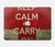 S0674 Keep Calm and Carry On Case Cover Custodia per MacBook Air 13″ - A1932, A2179, A2337