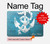 S3053 Marine Anchor Blue Case Cover Custodia per MacBook Pro 15″ - A1707, A1990