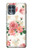 S1859 Rose Pattern Case Cover Custodia per Motorola Edge S