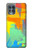 S3423 Brush Stroke Case Cover Custodia per Motorola Edge S