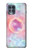 S3709 Pink Galaxy Case Cover Custodia per Motorola Edge S