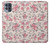 S3095 Vintage Rose Pattern Case Cover Custodia per Motorola Moto G100