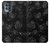 S3153 Black Roses Case Cover Custodia per Motorola Moto G100