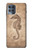 S3214 Seahorse Skeleton Fossil Case Cover Custodia per Motorola Moto G100