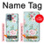 S3494 Vintage Rose Polka Dot Case Cover Custodia per Motorola Moto G100