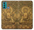S2452 Buddha Bas Relief Art Graphic Printed Case Cover Custodia per Motorola Moto G60, G40 Fusion