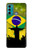 S2981 Brazil Football Soccer Case Cover Custodia per Motorola Moto G60, G40 Fusion