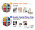 S3243 Watercolor Paint Set Case Cover Custodia per Motorola Moto G60, G40 Fusion