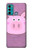 S3269 Pig Cartoon Case Cover Custodia per Motorola Moto G60, G40 Fusion
