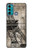 S3416 Eiffel Tower Blueprint Case Cover Custodia per Motorola Moto G60, G40 Fusion