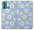 S3681 Daisy Flowers Pattern Case Cover Custodia per Motorola Moto G60, G40 Fusion
