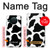 S2096 Seamless Cow Pattern Case Cover Custodia per Nokia X10