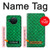 S2704 Green Fish Scale Pattern Graphic Case Cover Custodia per Nokia X10