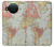 S3418 Vintage World Map Case Cover Custodia per Nokia X10