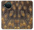 S3691 Gold Peacock Feather Case Cover Custodia per Nokia X10