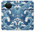 S3751 Wave Pattern Case Cover Custodia per Nokia X10