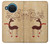S3081 Wooden Raindeer Graphic Printed Case Cover Custodia per Nokia X20