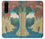 S3348 Utagawa Hiroshige The Monkey Bridge Case Cover Custodia per Sony Xperia 5 III