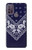 S3357 Navy Blue Bandana Pattern Case Cover Custodia per Motorola Moto G10 Power