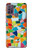 S3391 Abstract Art Mosaic Tiles Graphic Case Cover Custodia per Motorola Moto G10 Power
