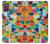 S3391 Abstract Art Mosaic Tiles Graphic Case Cover Custodia per Motorola Moto G10 Power