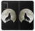 S1981 Wolf Howling at The Moon Case Cover Custodia per Samsung Galaxy A03S