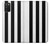S2297 Black and White Vertical Stripes Case Cover Custodia per Samsung Galaxy A03S